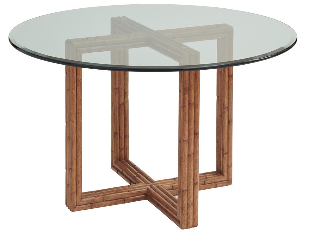 Tommy Bahama Home - Palm Desert Sheridan Glass Top Dining Table, Sonoran - 575-870-42C veiw 1