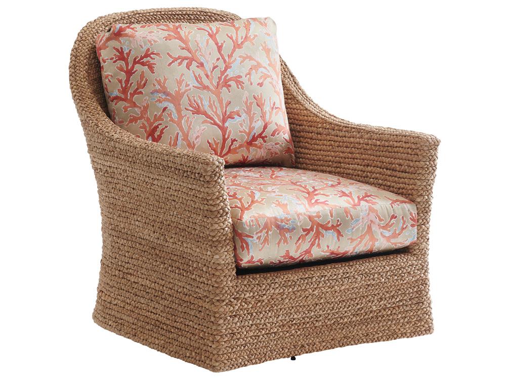 Tommy Bahama Home - Palm Desert Soren Swivel Chair, Sonoran - 1934-11SW-42 veiw 1