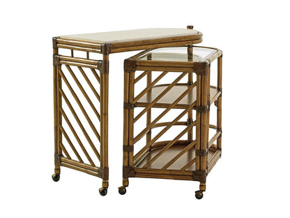 Tommy Bahama Home - Twin Palms Cable Beach Bar Cart - 558-862 veiw 3