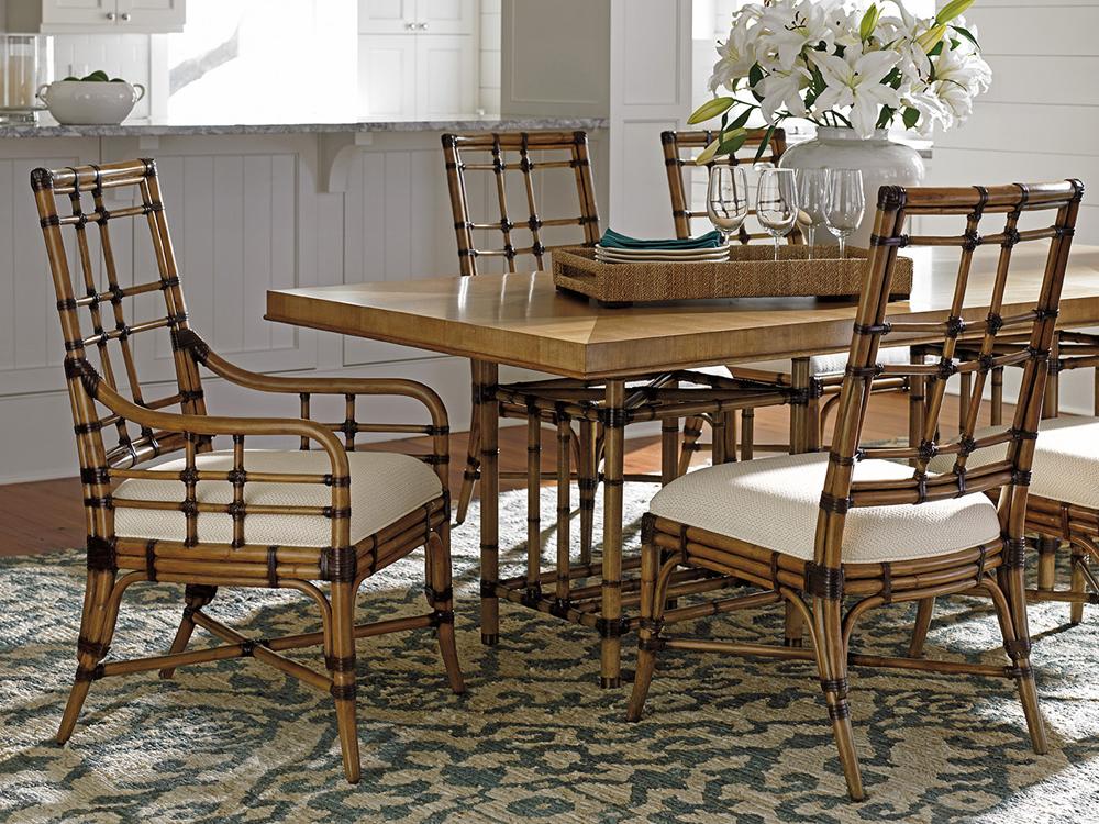 Tommy Bahama Home - Twin Palms Caneel Bay Dining Table - 558-876C veiw 6