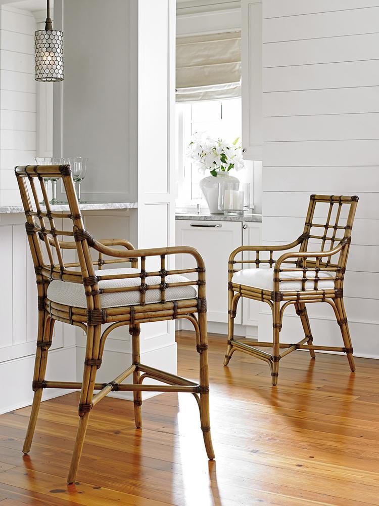 Tommy Bahama Home - Twin Palms Lands End Bar Stool - 558-896-01 veiw 3