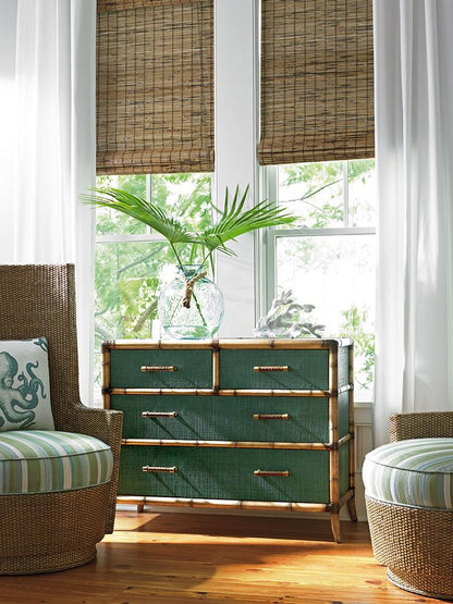 Tommy Bahama Home - Twin Palms Pacific Teal Chest - 560-624 veiw 3