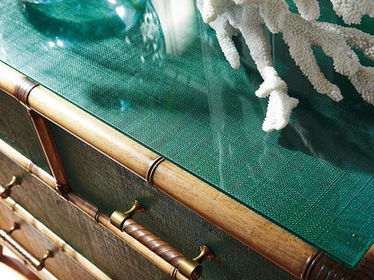 Tommy Bahama Home - Twin Palms Pacific Teal Chest - 560-624 veiw 6