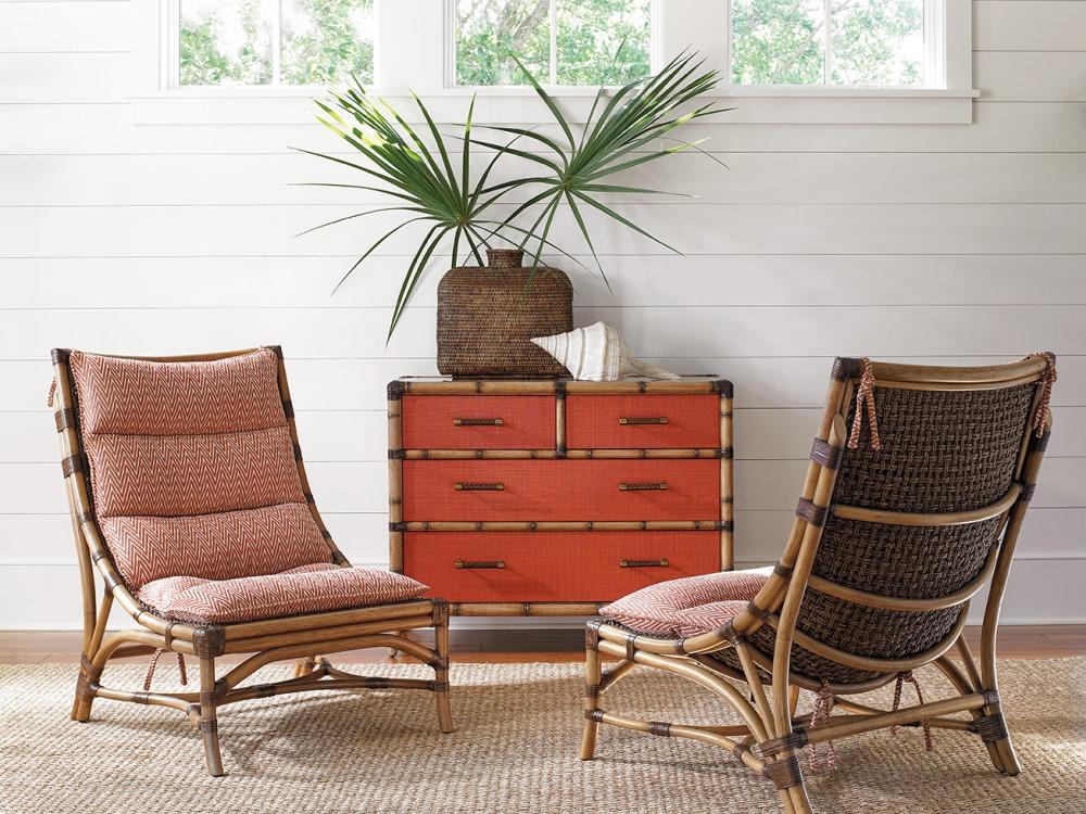 Tommy Bahama Home - Twin Palms Red Coral Chest - 559-624 veiw 6