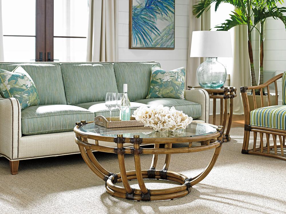Tommy Bahama Home - Twin Palms Turtle Beach Cocktail Table - 558-943 veiw 3