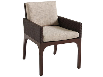 Tommy Bahama Outdoor - Abaco Arm Dining Chair, Medium Brown - 3420-13-40 veiw 1