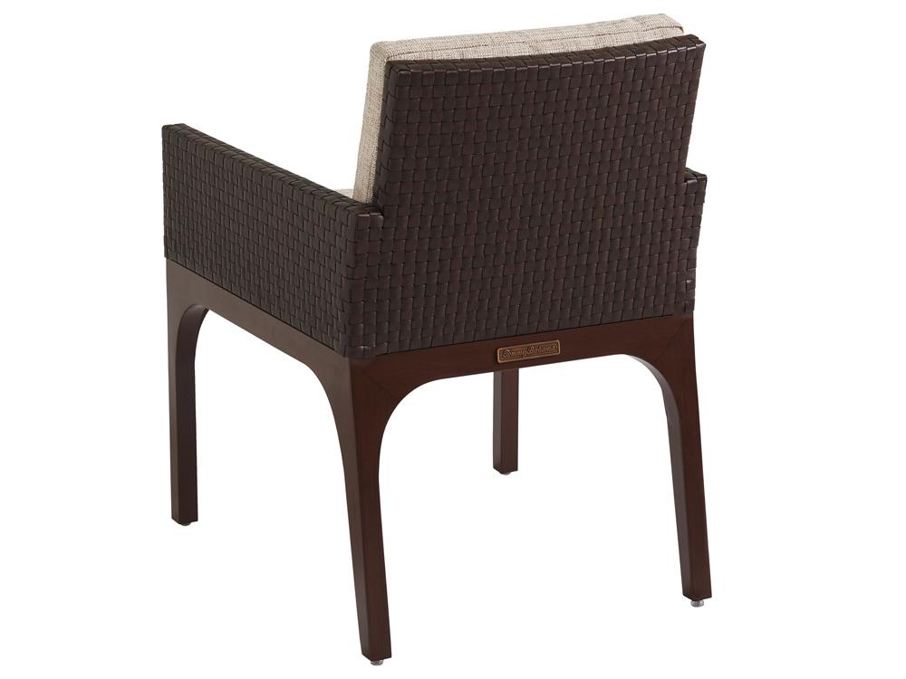 Tommy Bahama Outdoor - Abaco Arm Dining Chair, Medium Brown - 3420-13-40 veiw 2