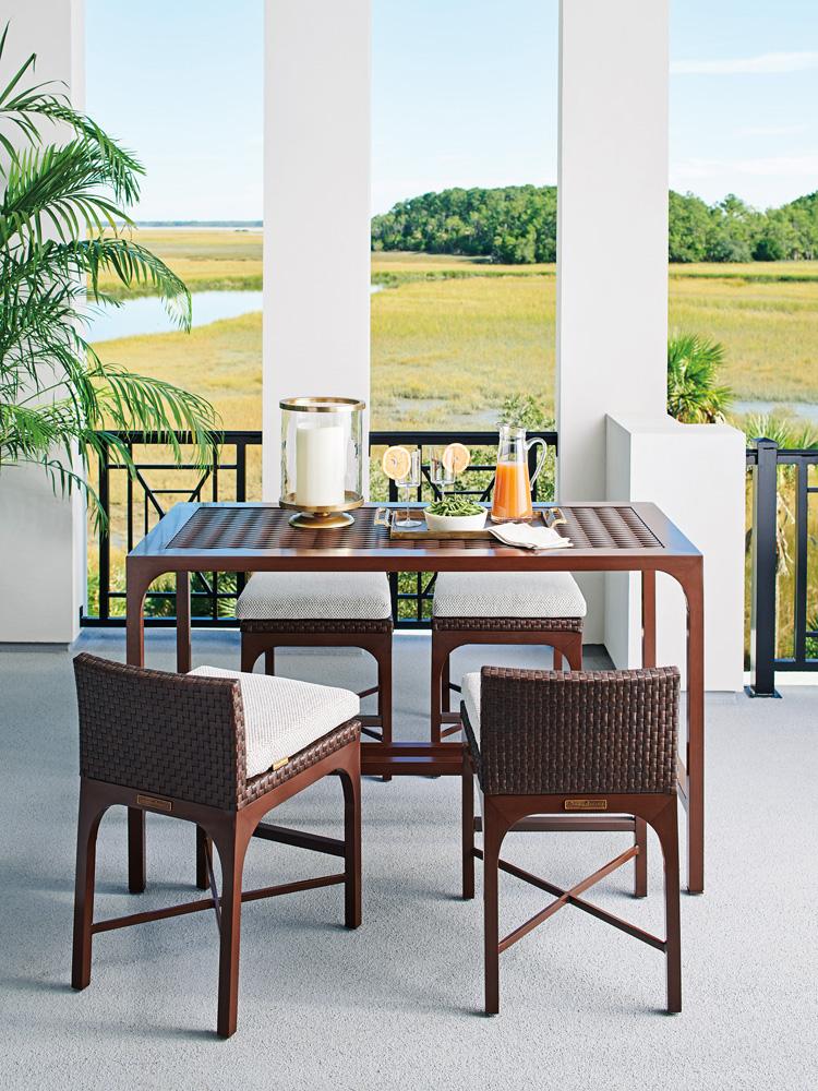 Tommy Bahama Outdoor - Abaco Counter Stool, Medium Brown - 3420-17-40 veiw 3
