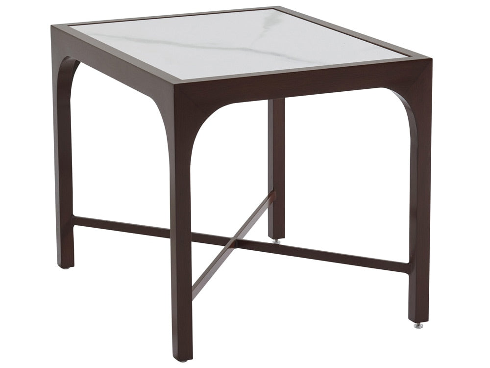 Tommy Bahama Outdoor - Abaco End Table, Medium Brown - 3420-955 veiw 1