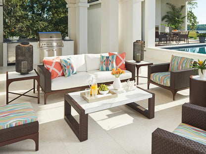 Tommy Bahama Outdoor - Abaco End Table, Medium Brown - 3420-955 veiw 3
