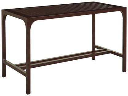 Tommy Bahama Outdoor - Abaco High/Low Bistro Table, Medium Brown - 3420-873 veiw 1