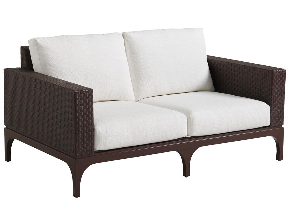Tommy Bahama Outdoor - Abaco Loveseat, Medium Brown - 3420-22-40 veiw 1
