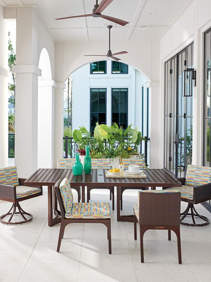 Tommy Bahama Outdoor - Abaco Rectangular Dining Table, Medium Brown - 3420-876C veiw 3