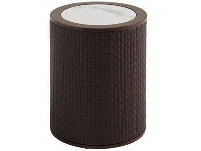 Tommy Bahama Outdoor - Abaco Round Accent Table, Medium Brown - 3420-952 veiw 1
