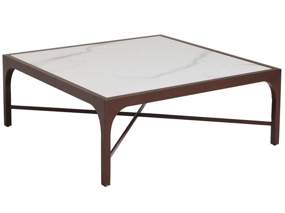 Tommy Bahama Outdoor - Abaco Square Cocktail Table, Medium Brown - 3420-945 veiw 1