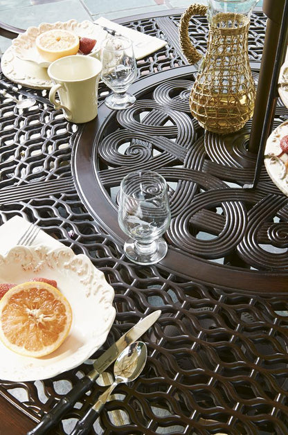 Tommy Bahama Outdoor - Black Sands Round Dining Table With Cast Top - 3235-875C veiw 3
