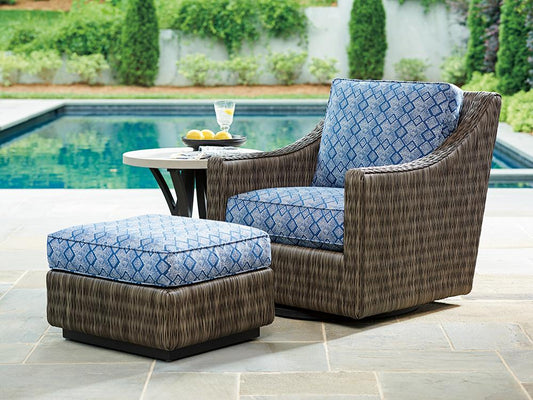 Tommy Bahama Outdoor - Cypress Point Ocean Terrace Ottoman - 3900-44-40 veiw 2
