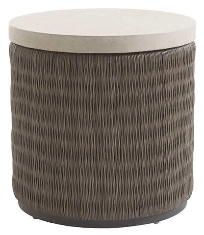 Tommy Bahama Outdoor - Cypress Point Ocean Terrace Round End Table with Weatherstone Top - 3900-953 veiw 1