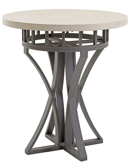 Tommy Bahama Outdoor - Cypress Point Ocean Terrace Round High/Low Bistro Table With Weatherstone Top - 3900-873 veiw 1