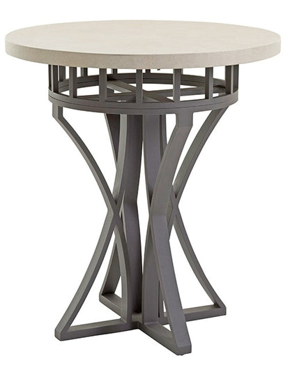Tommy Bahama Outdoor - Cypress Point Ocean Terrace Round High/Low Bistro Table With Weatherstone Top - 3900-873 veiw 1
