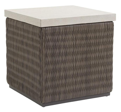Tommy Bahama Outdoor - Cypress Point Ocean Terrace Square End Table with Weatherstone Top - 3900-957 veiw 1