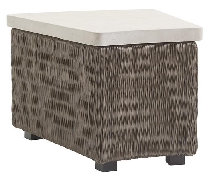 Tommy Bahama Outdoor - Cypress Point Ocean Terrace Wedge Table with Weatherstone Top - 3900-950 veiw 1