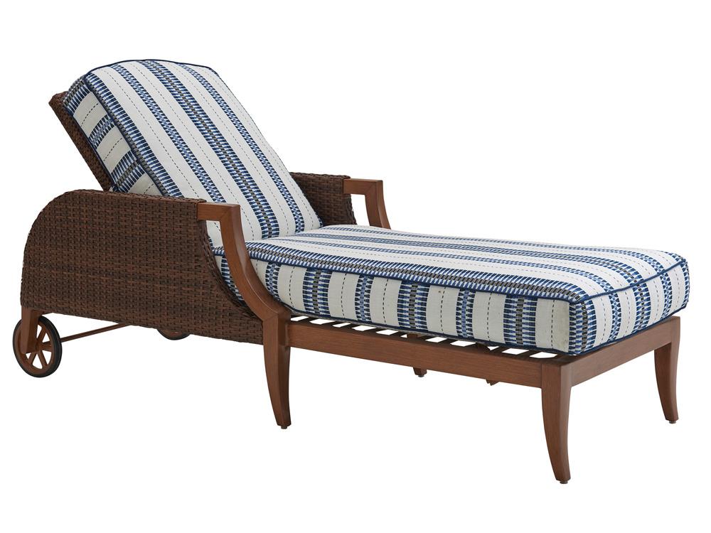 Tommy Bahama Outdoor - Harbor Isle Chaise Lounge, Walnut - 3935-75-40 veiw 1