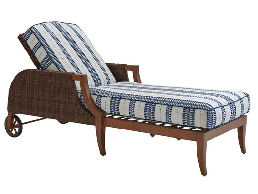 Tommy Bahama Outdoor - Harbor Isle Chaise Lounge, Walnut - 3935-75-40 veiw 1