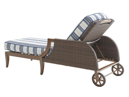 Tommy Bahama Outdoor - Harbor Isle Chaise Lounge, Walnut - 3935-75-40 veiw 2