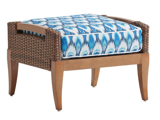 Tommy Bahama Outdoor - Harbor Isle Ottoman, Walnut - 3935-44-40 veiw 1
