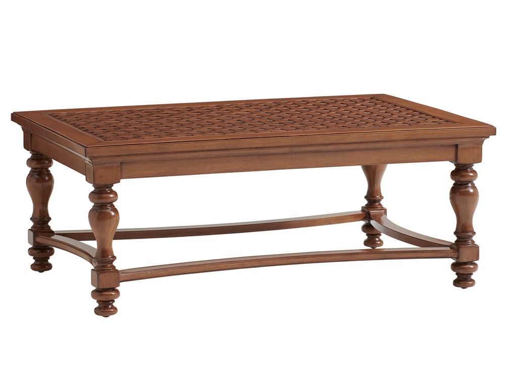 Tommy Bahama Outdoor - Harbor Isle Rectangular Cocktail Table, Walnut - 3935-945 veiw 1