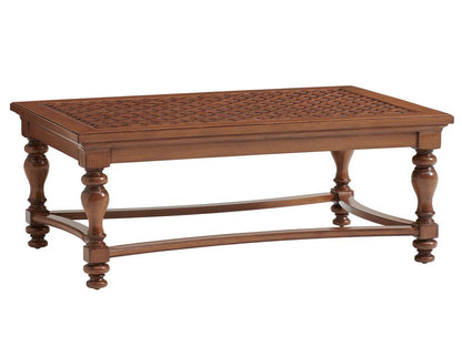 Tommy Bahama Outdoor - Harbor Isle Rectangular Cocktail Table, Walnut - 3935-945 veiw 1