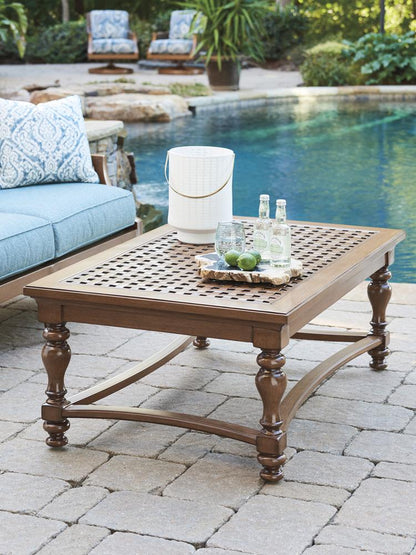 Tommy Bahama Outdoor - Harbor Isle Rectangular Cocktail Table, Walnut - 3935-945 veiw 2