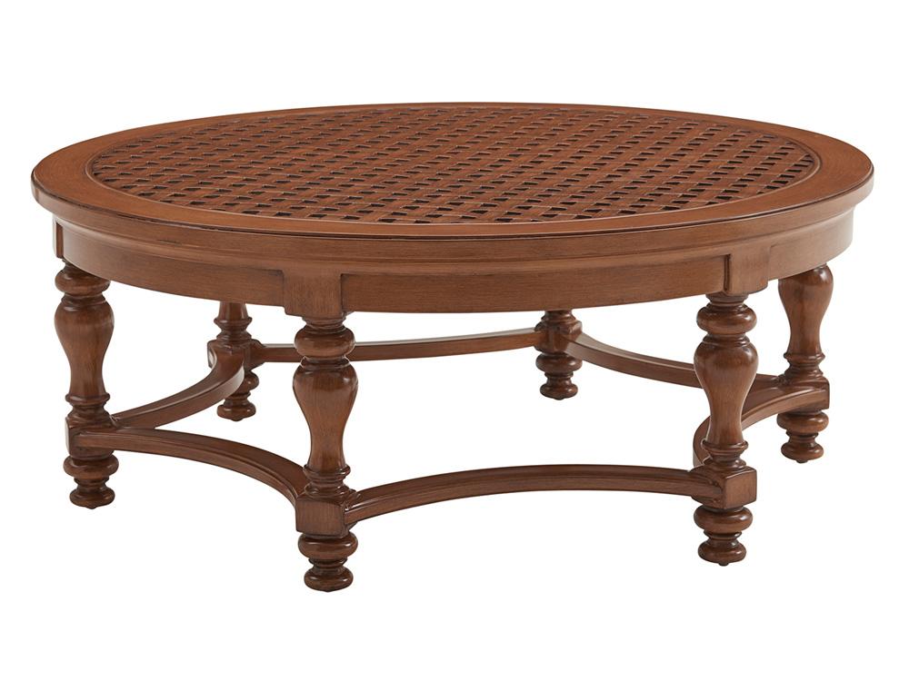 Tommy Bahama Outdoor - Harbor Isle Round Cocktail Table, Walnut - 3935-947 veiw 1