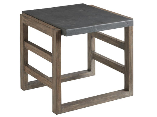 Tommy Bahama Outdoor - La Jolla Cast Top Rectangular End Table, Taupe - 3950-957 veiw 1