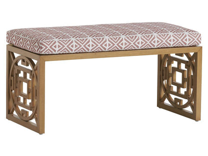 Tommy Bahama Outdoor - Los Altos Valley View Bench, Light Brown - 3930-836-40 veiw 1