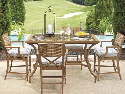 Tommy Bahama Outdoor - Los Altos Valley View Bistro Table, Light Brown - 3930-873 veiw 2