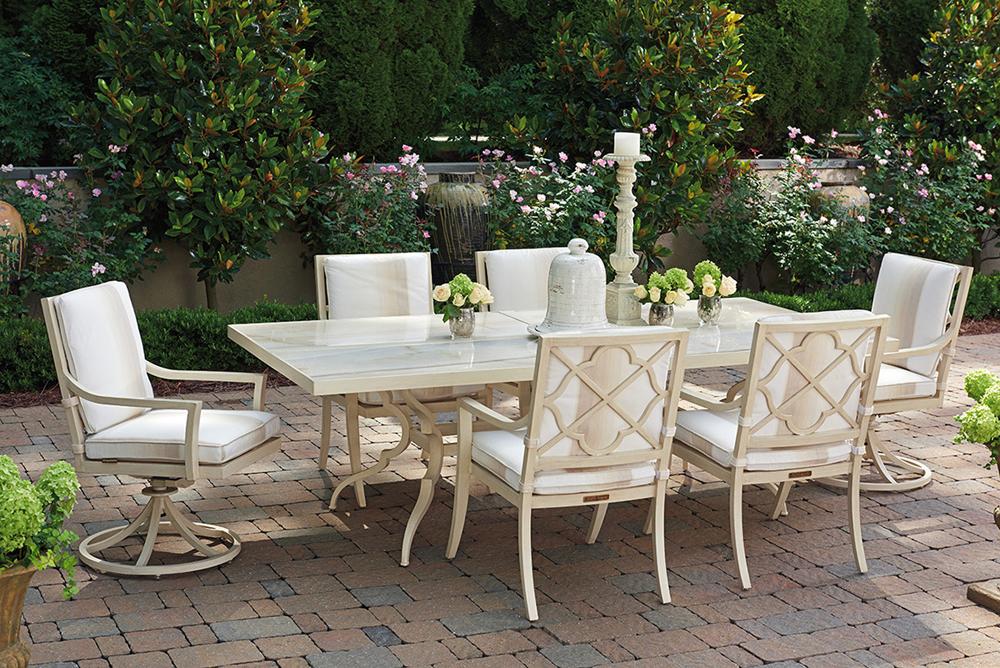 Tommy Bahama Outdoor - Misty Garden Rectangular Dining Table With Porcelain Top - 3239-877C veiw 2