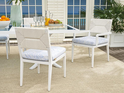 Tommy Bahama Outdoor - Ocean Breeze Promenade Arm Dining Chair, White - 3460-13-40 veiw 3