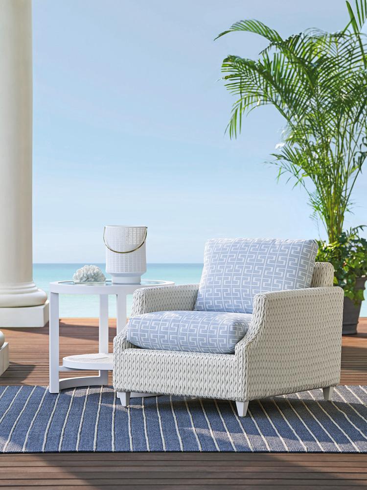 Tommy Bahama Outdoor - Ocean Breeze Promenade Lounge Chair, White - 3460-11-40 veiw 3