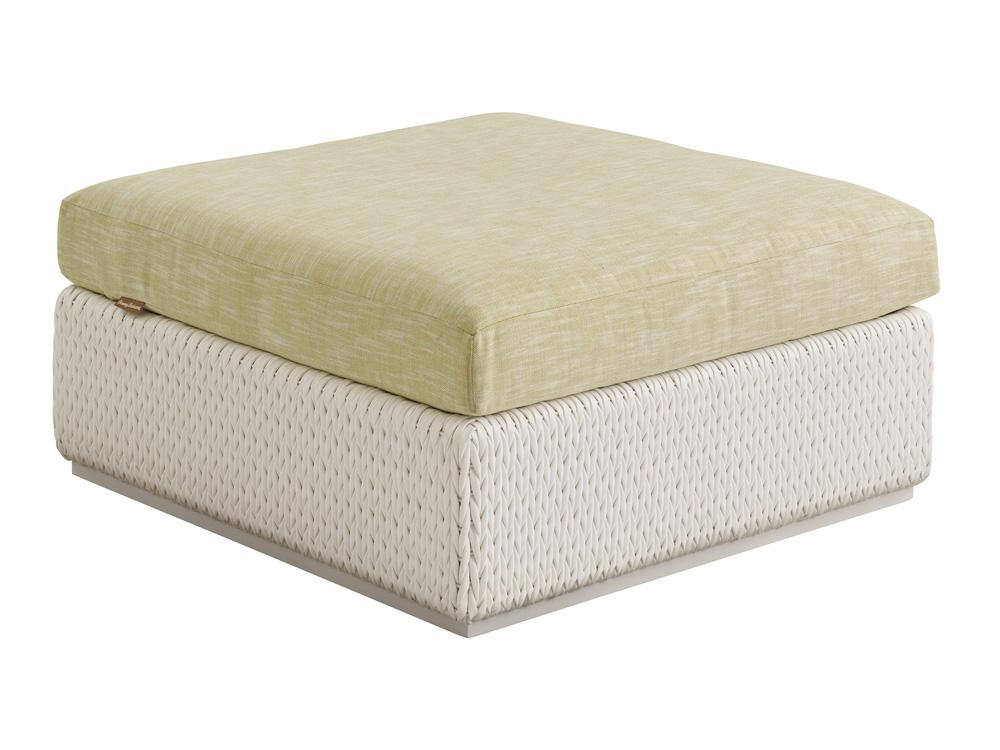 Tommy Bahama Outdoor - Ocean Breeze Promenade Ottoman, White - 3460-54-40 veiw 1