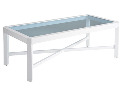 Tommy Bahama Outdoor - Ocean Breeze Promenade Rectangular Cocktail Table, White - 3460-947 veiw 1