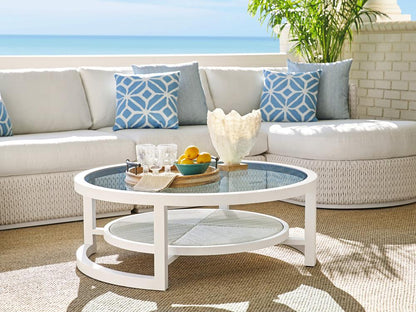 Tommy Bahama Outdoor - Ocean Breeze Promenade Round Cocktail Table, White - 3460-943 veiw 2
