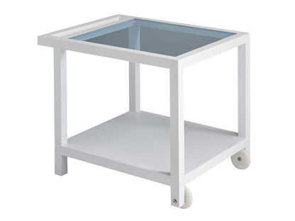 Tommy Bahama Outdoor - Ocean Breeze Promenade Serving End Table, White - 3460-955 veiw 1