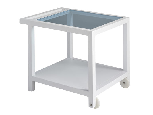 Tommy Bahama Outdoor - Ocean Breeze Promenade Serving End Table, White - 3460-955 veiw 1