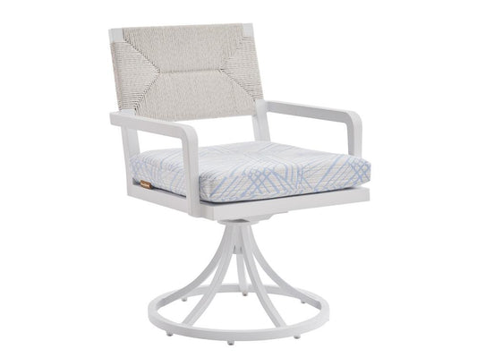 Tommy Bahama Outdoor - Ocean Breeze Promenade Swivel Rocker Arm Chair, White - 3460-13SR-40 veiw 1