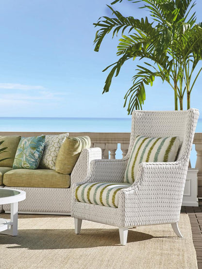 Tommy Bahama Outdoor - Ocean Breeze Promenade Wing Chair, White - 3460-10-40 veiw 3