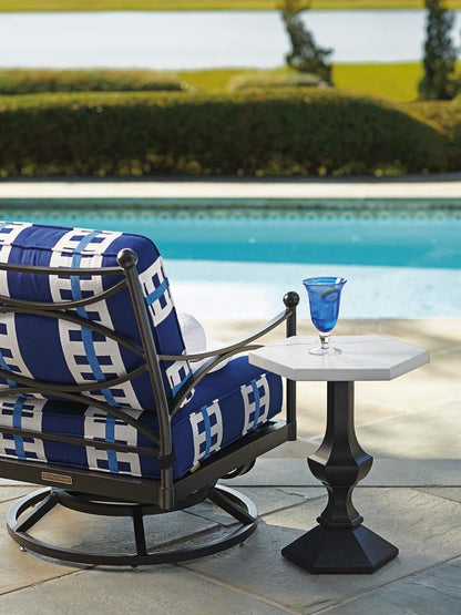 Tommy Bahama Outdoor - Pavlova Accent Table, Graphite - 3910-952 veiw 3