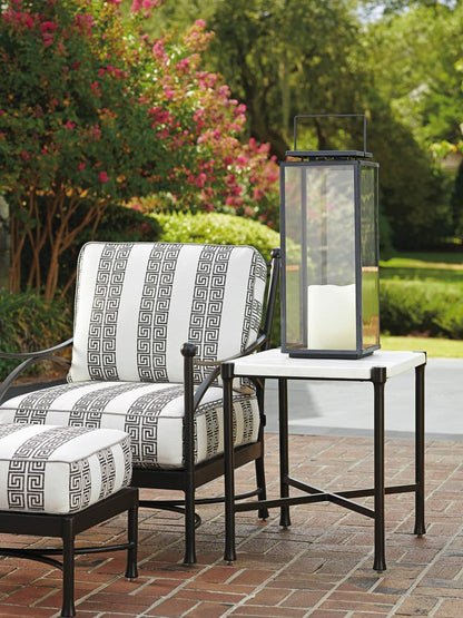 Tommy Bahama Outdoor - Pavlova Rectangular End Table, Graphite - 3910-953 veiw 2