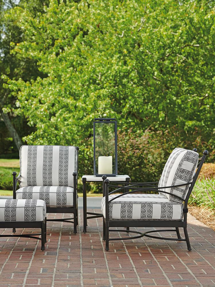 Tommy Bahama Outdoor - Pavlova Rectangular End Table, Graphite - 3910-953 veiw 3